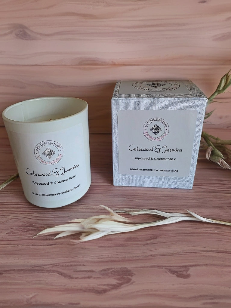 Cedarwood & Jasmine Medium Candle