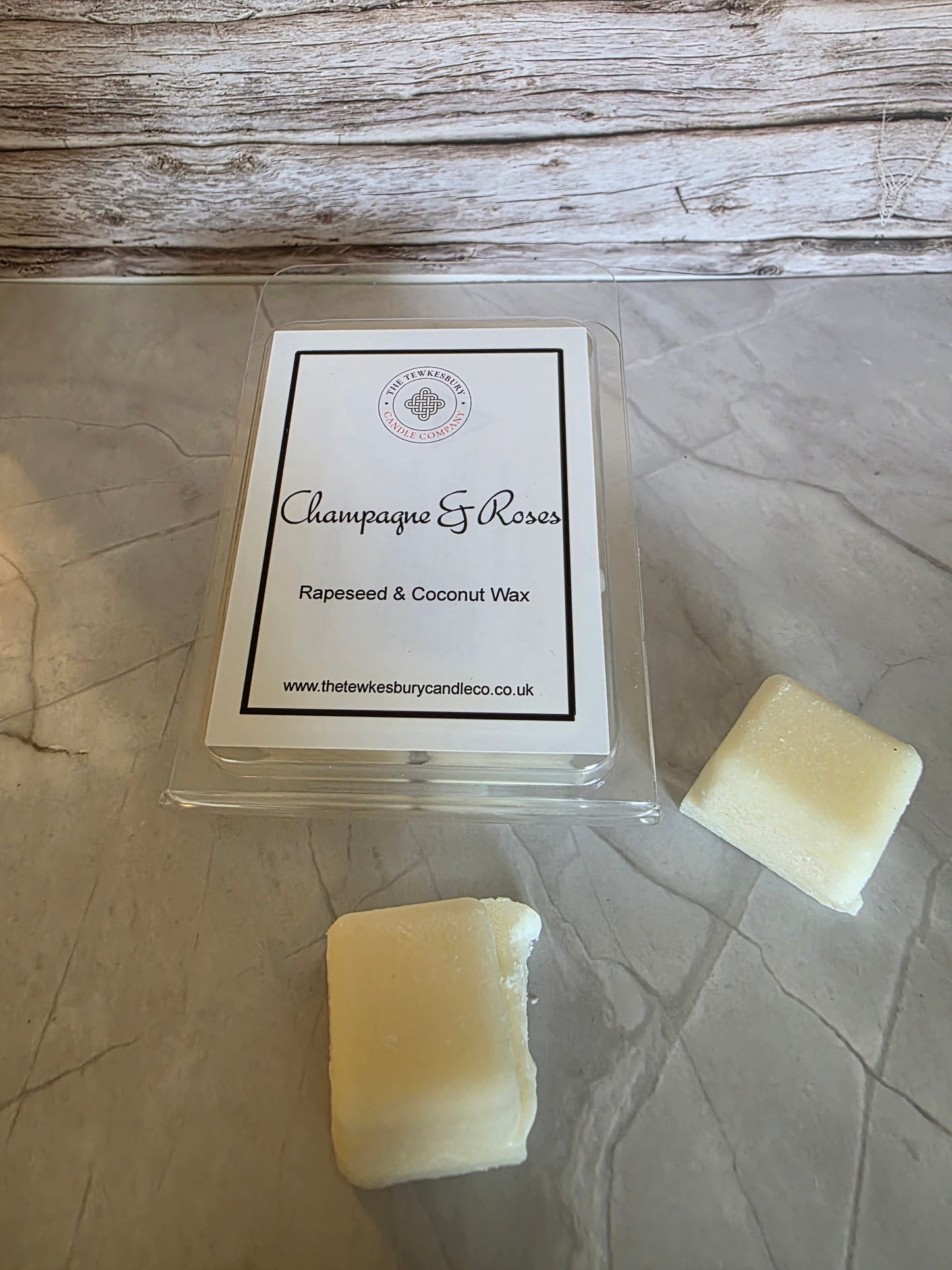 Champagne & Roses Clamshell Wax Melts