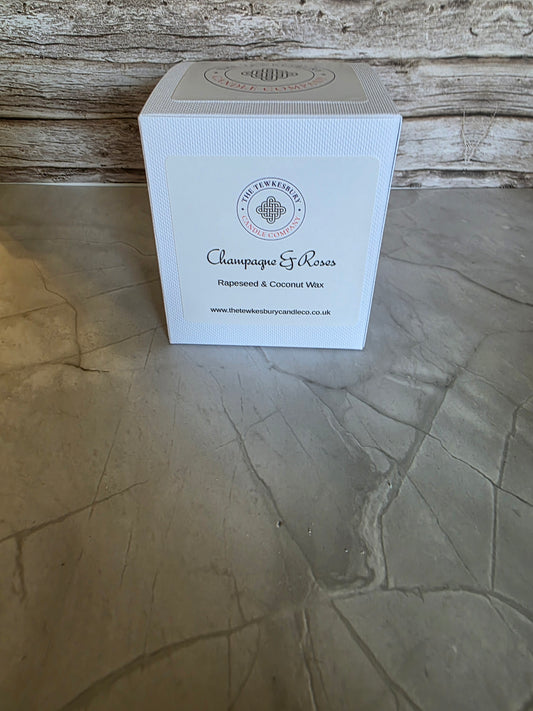 Champagne & Roses Medium Candle