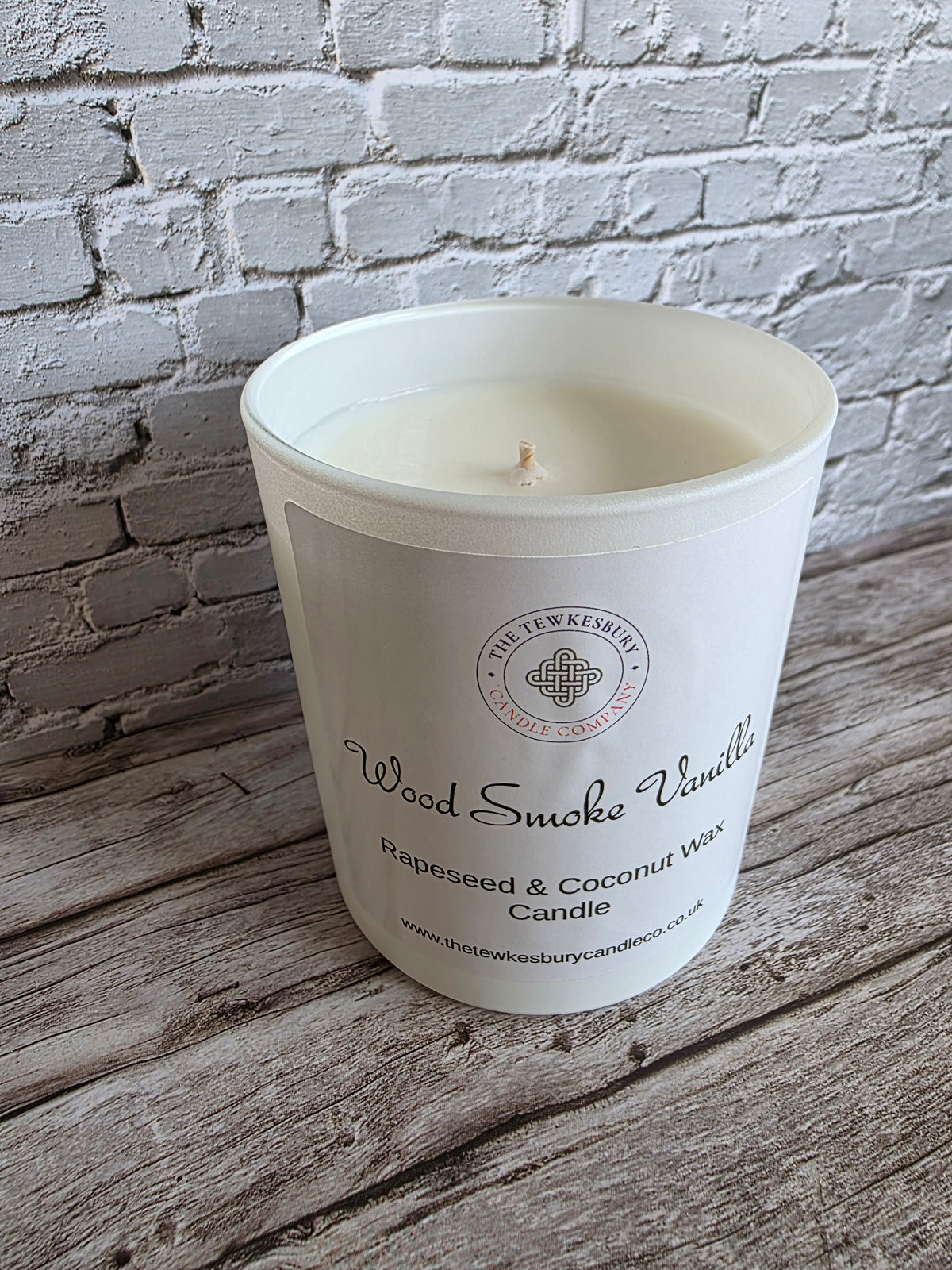 Wood Smoke Vanilla Large Candle