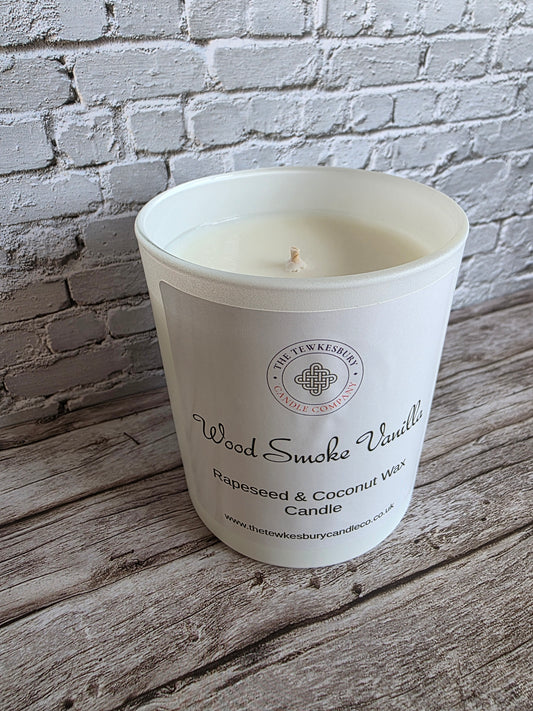 Wood Smoke Vanilla Large Candle