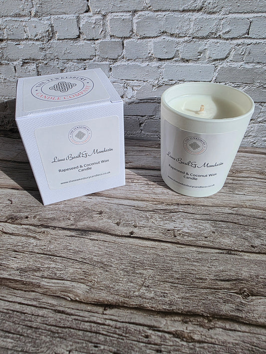 Lime Basil & Mandarin Small Candle