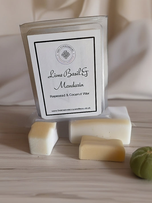 Clamshell Wax Melts - Limebasil & Mandarin