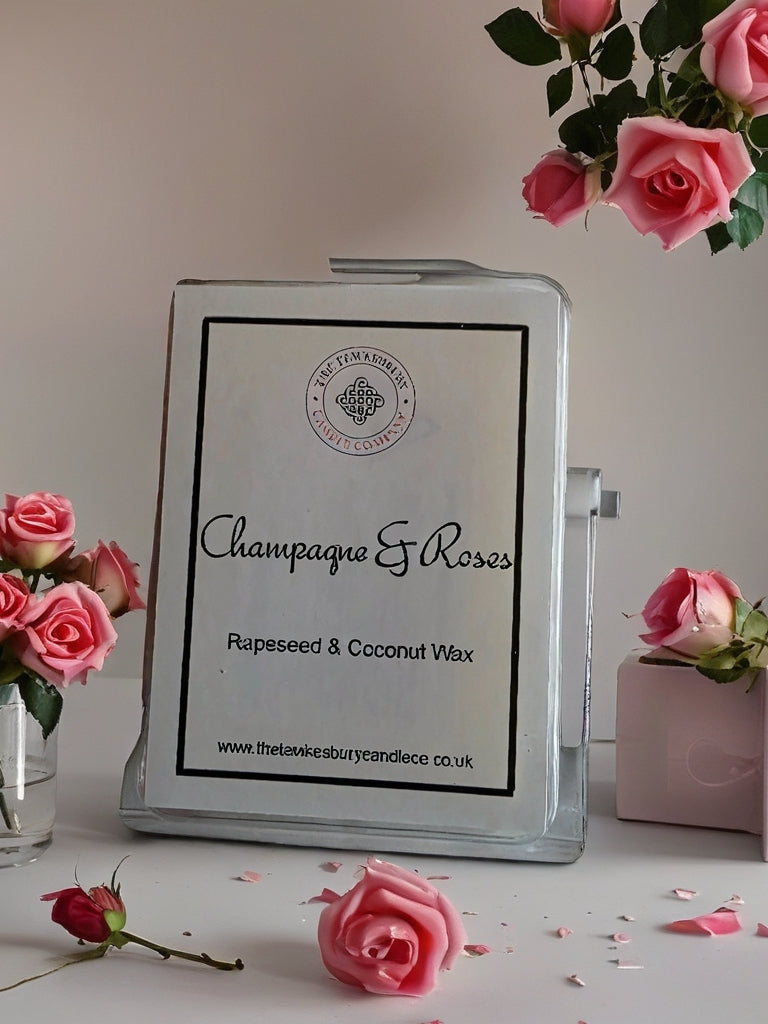 Champagne & Roses Clamshell Wax Melts