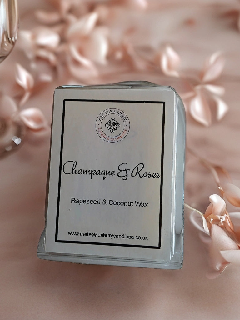 Champagne & Roses Clamshell Wax Melts