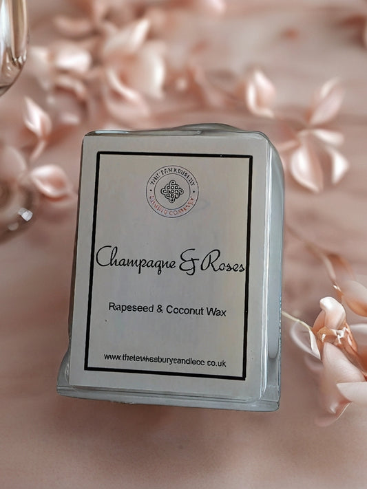 Clamshell Wax Melts - Champagne & Roses