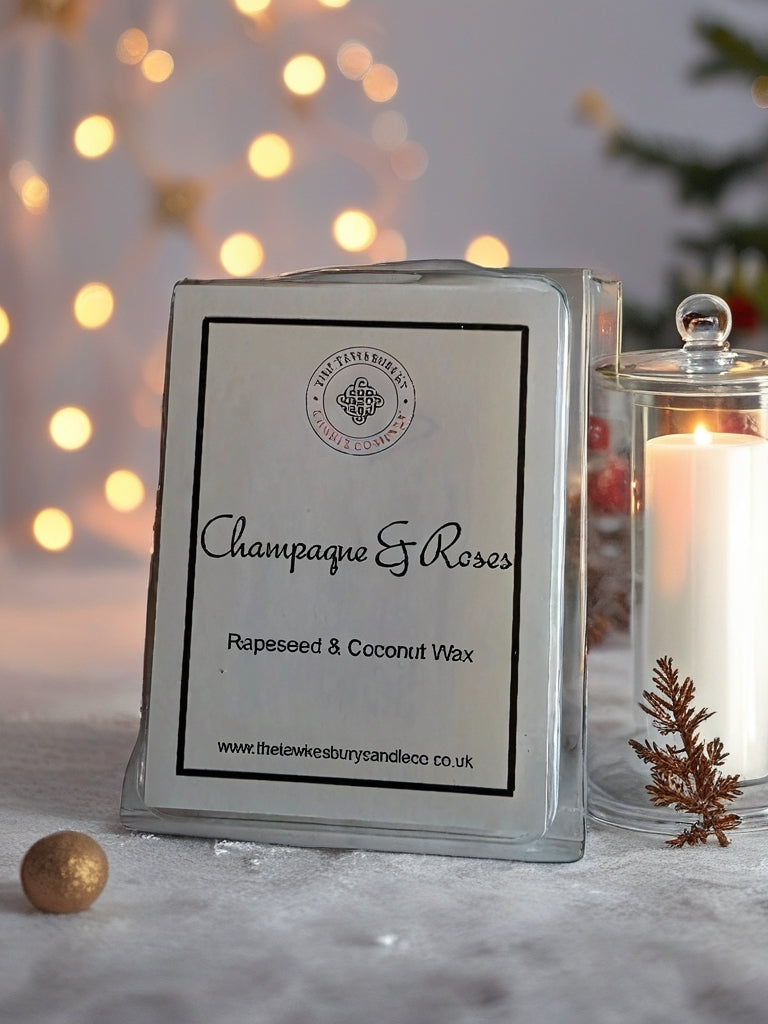 Champagne & Roses Clamshell Wax Melts