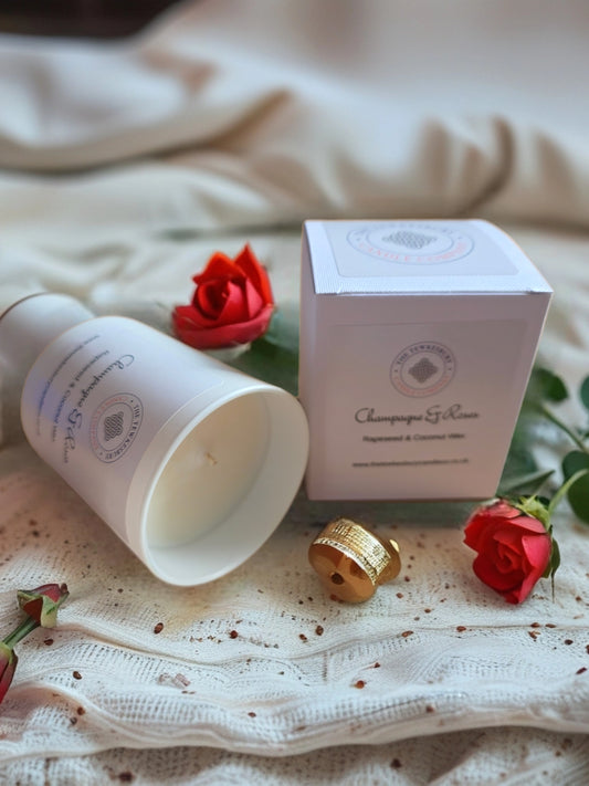 Champagne & Roses Medium Candle
